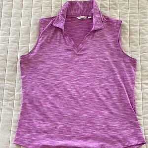 Lady Hagen Sleeveless Violet Tank Top